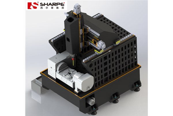簡析立式五軸加工中心的兩種回轉軸方式